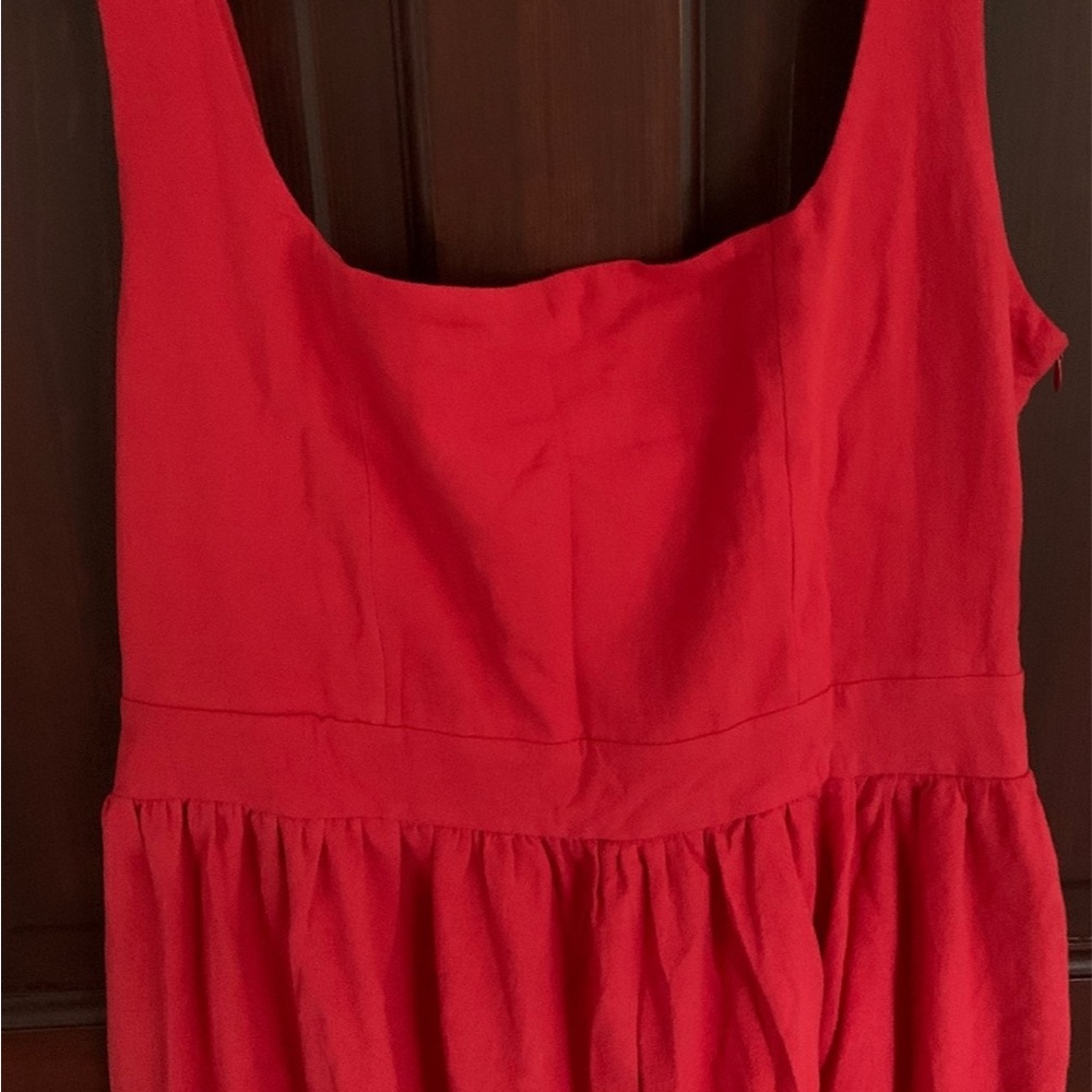 Red Summer Sun Dress